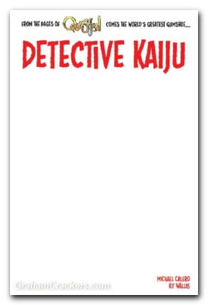 Detective Kaiju #1 (2025) cover e blank sketch variant