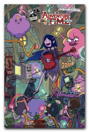 Adventure Time #2 (2025) cover d paroline infinite interlocking variant