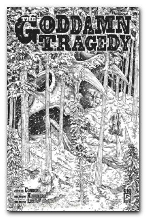 Goddamn Tragedy #1 (2025) cover f cha b&w variant