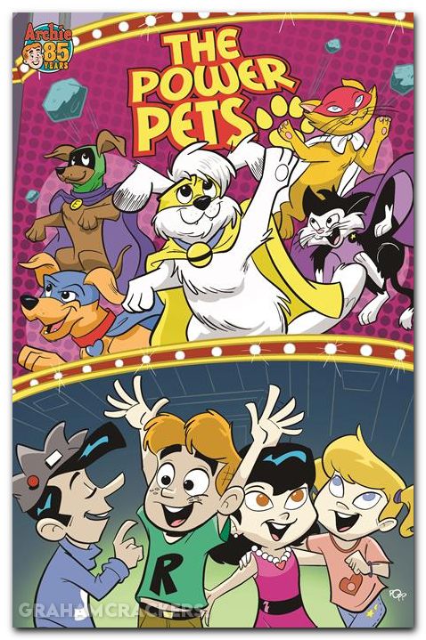 Archie Comics 85th Anniversary Presents Archies Movie Mania #1 (2026) cover c ropp power pets variant