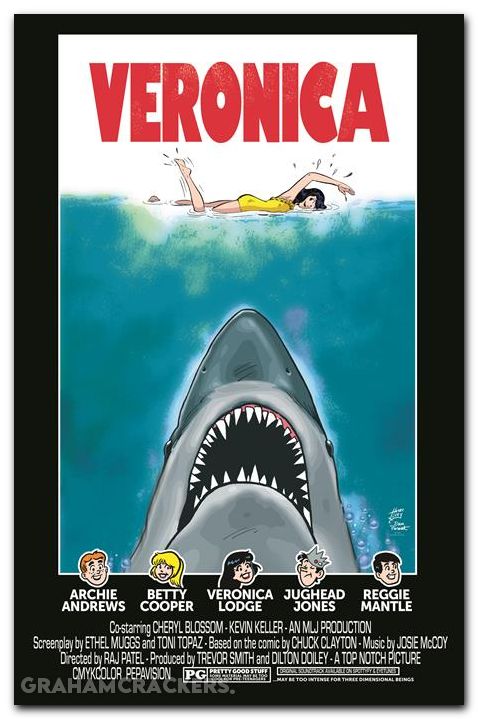 Archies TV Laugh Out #79 (1969) 2026 facsimile edition cover c parent veronica movie poster variant