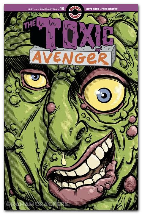 Toxic Avenger #10 (2025) cover b mauricet unlockable variant