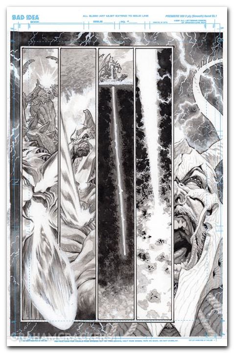Olympus Saga Megalith #1 (2026) cover i larosa original art edition 6 variant