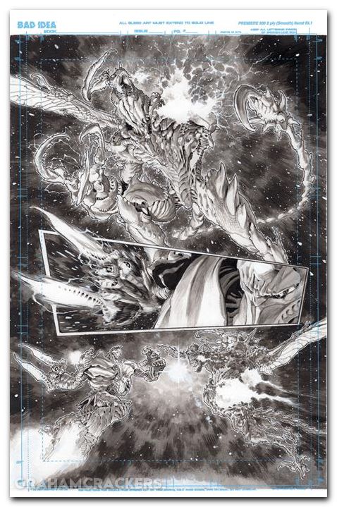 Olympus Saga Megalith #1 (2026) cover p larosa original art edition 13 variant