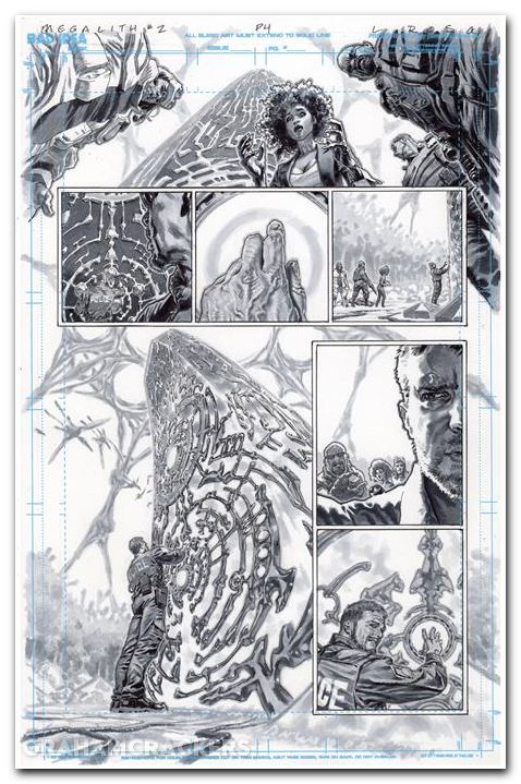 Olympus Saga Megalith #1 (2026) cover x larosa original art edition 21 variant