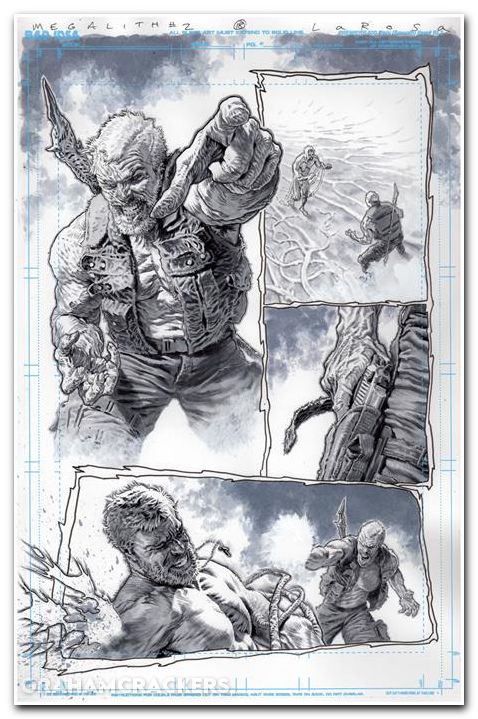 Olympus Saga Megalith #1 (2026) cover zd larosa original art edition 27 variant