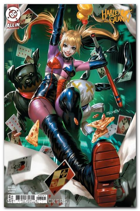 Harley Quinn #62 (2021) cover d chew variant