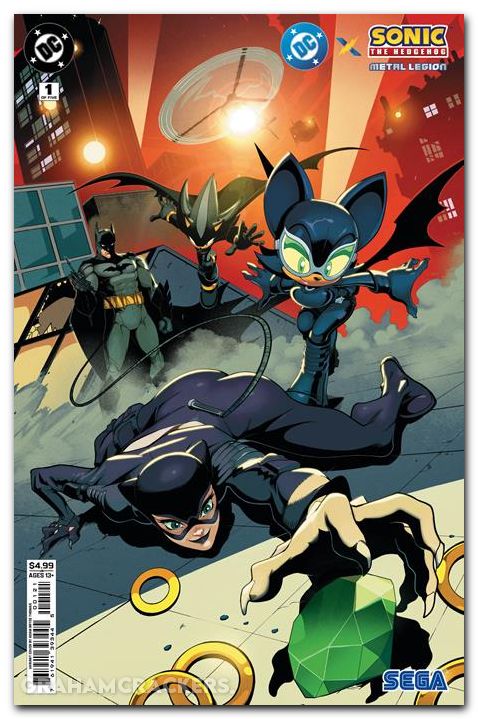 DC X Sonic The Hedgehog The Metal Legion #1 (2026) cover b thomas variant