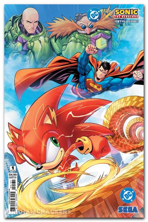 DC X Sonic The Hedgehog The Metal Legion #1 (2026) cover c acuna variant