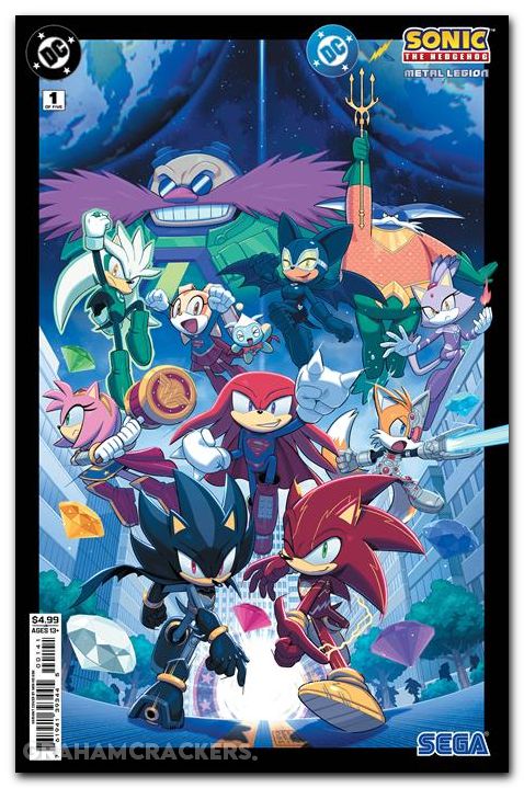 DC X Sonic The Hedgehog The Metal Legion #1 (2026) cover d kim variant