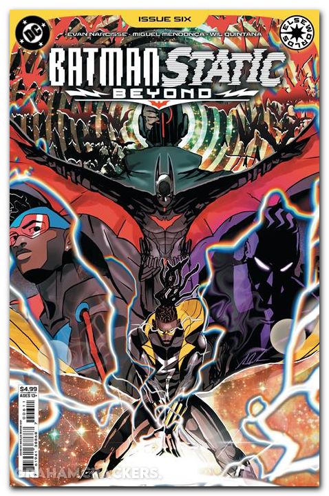 Batman Static Beyond #6 (2025) cover a