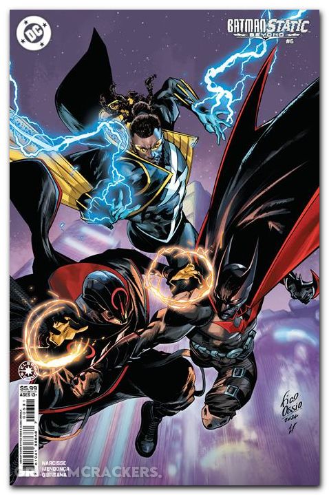 Batman Static Beyond #6 (2025) cover c ossio variant