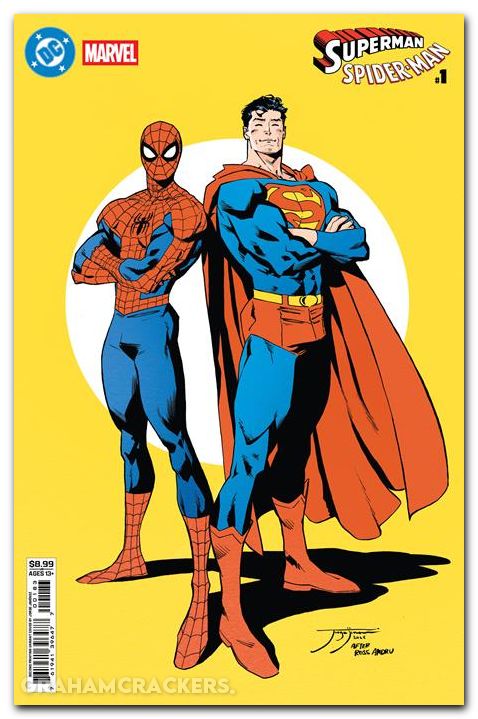 Superman Spider-Man #1 (2026) second print cover b jimenez variant
