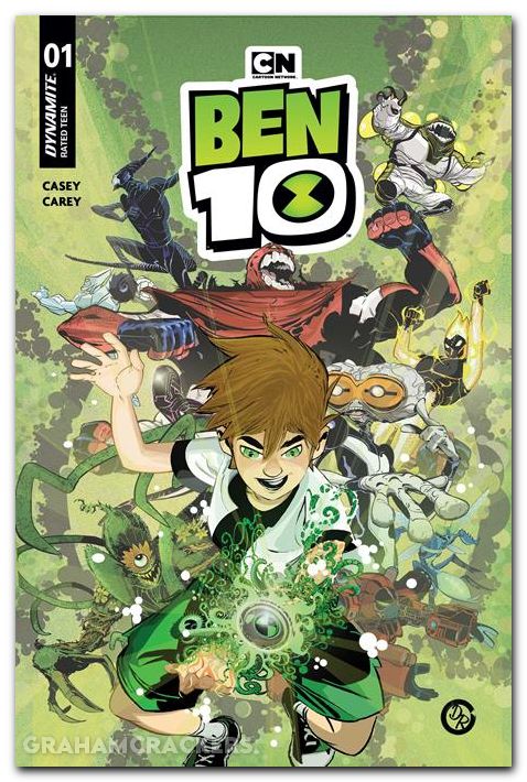 Ben 10 #1 (2026) cover o signed edition by man of action team variant
