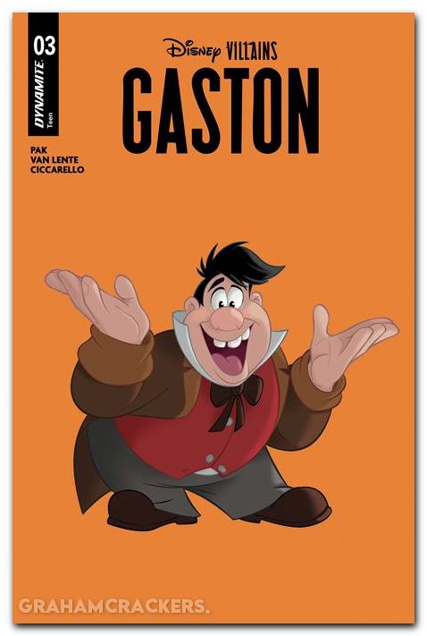 Disney Villains Gaston #3 (2026) cover b animation art variant