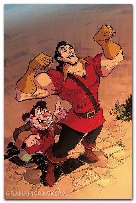 Disney Villains Gaston #3 (2026) cover e cousens virgin variant