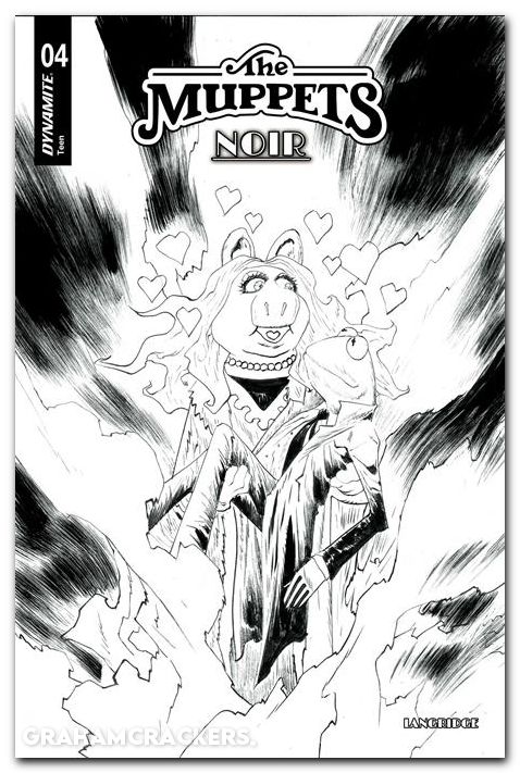 Muppets Noir #4 (2026) cover d lee line art variant