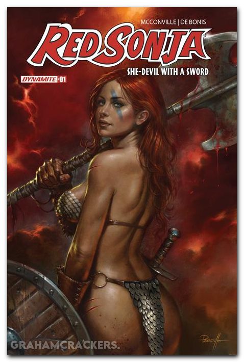 Red Sonja She Devil With A Sword #1 (2026) cover b parrillo variant