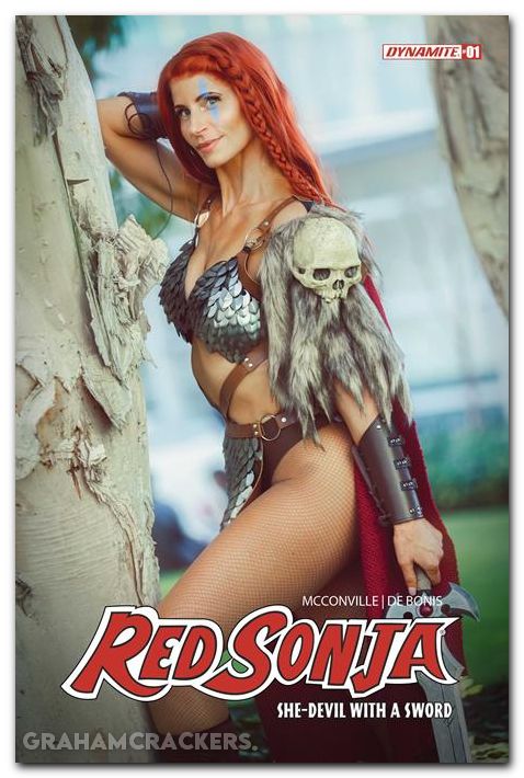 Red Sonja She Devil With A Sword #1 (2026) cover e cosplay variant