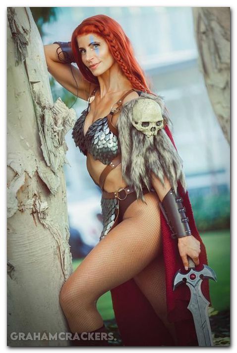 Red Sonja She Devil With A Sword #1 (2026) cover k cosplay virgin variant