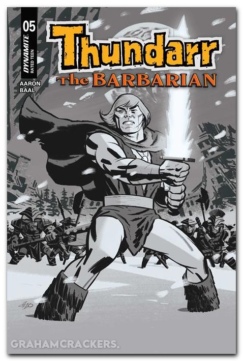 Thundarr The Barbarian #5 (2026) cover f cho line art variant