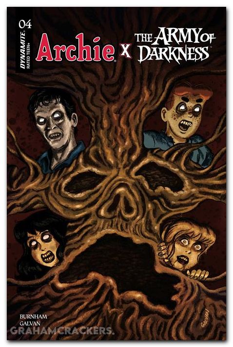 Archie X Army Of Darkness #4 (2026) cover m galvan deadite variant