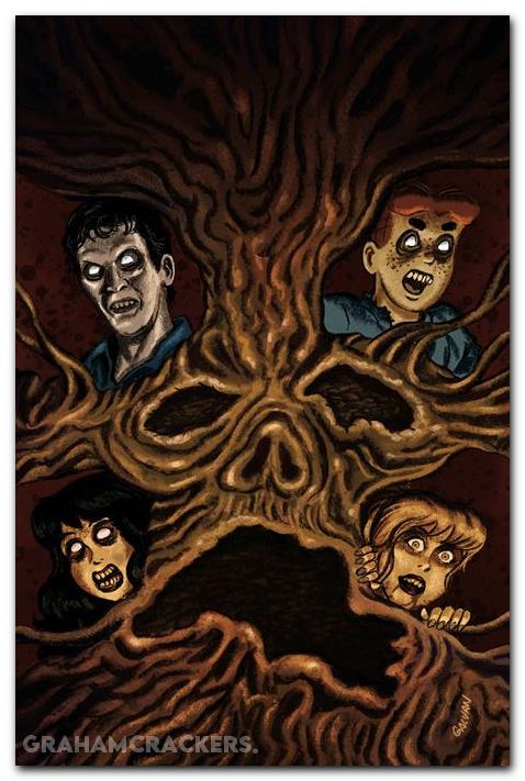 Archie X Army Of Darkness #4 (2026) cover p galvan deadite virgin variant