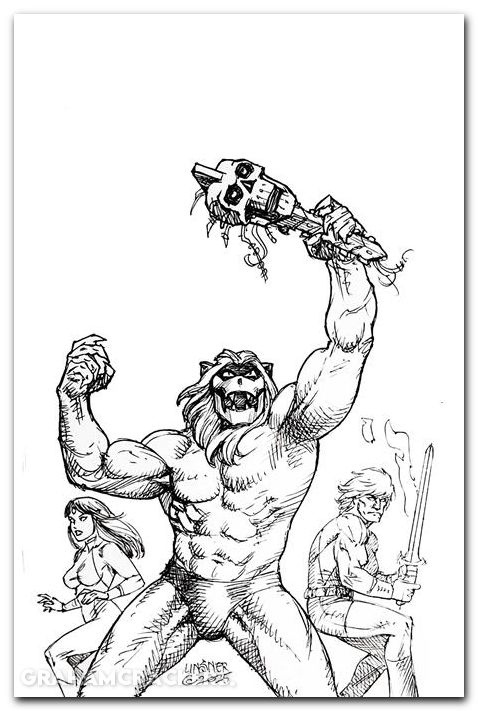 Thundarr The Barbarian #4 (2026) cover n linsner line art virgin variant
