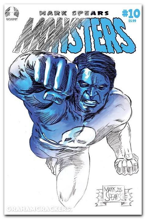 Mark Spears Monsters #10 cover c spears midknight man concept variant