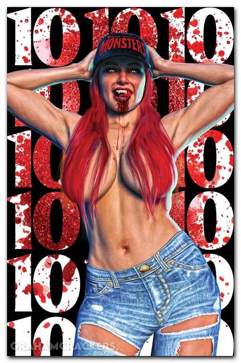 Mark Spears Monsters #10 cover f spears fangirl spot foil variant