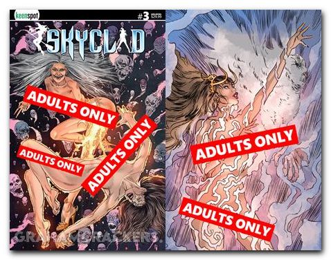 Skyclad #3 (2026) cover d dutkiewicz adults only holofoil flip variant