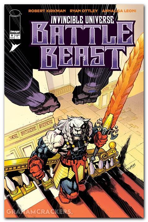 Invincible Universe Battle Beast #9 (2025) cover a