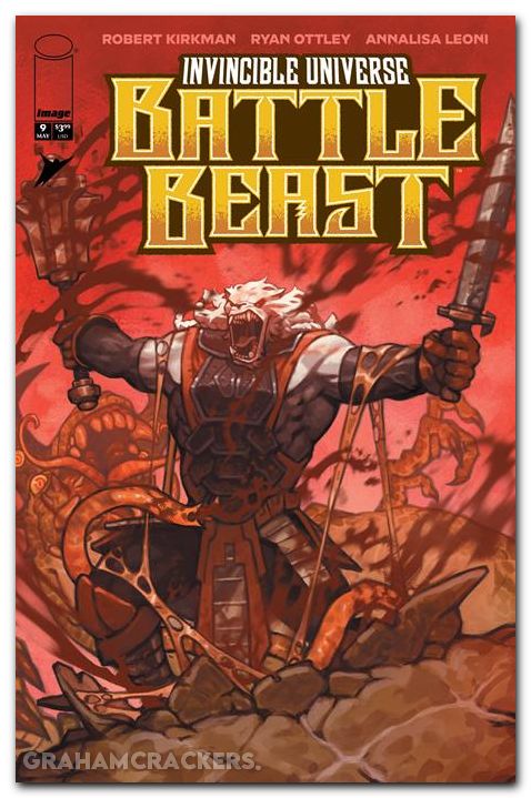 Invincible Universe Battle Beast #9 (2025) cover e crom variant