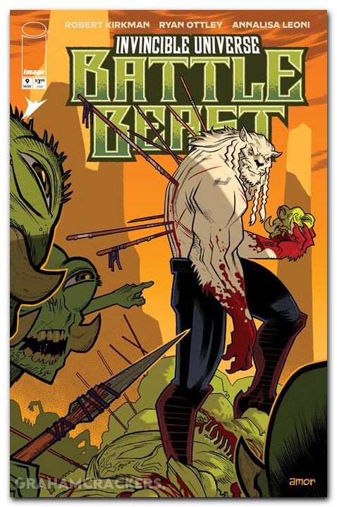 Invincible Universe Battle Beast #9 (2025) cover f amor variant
