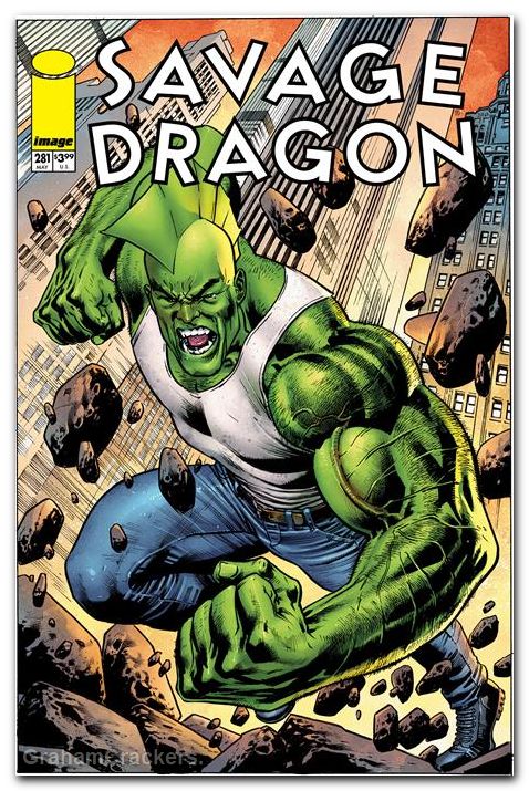 Savage Dragon #281 (1993) cover c hitch variant