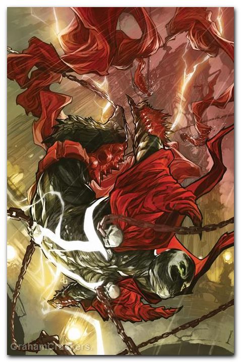 Spawn #378 (1992) cover b aguillo virgin variant