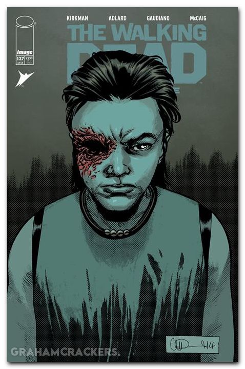 Walking Dead Deluxe #137 cover b adlard variant