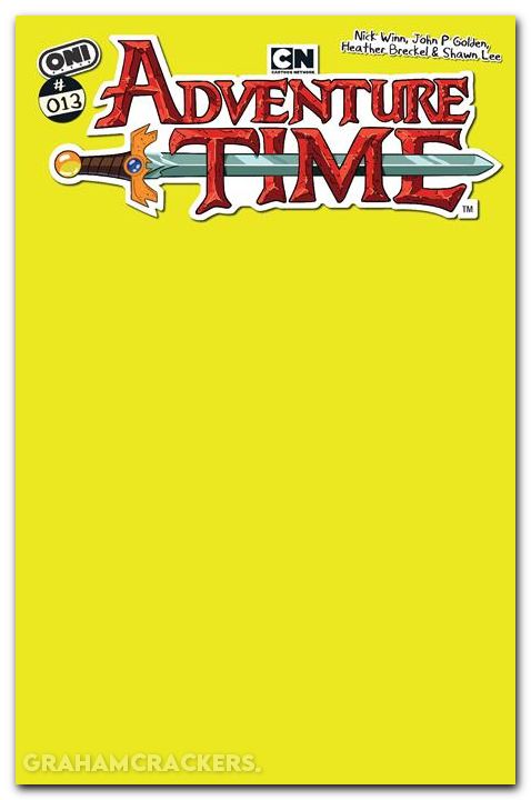 Adventure Time #13 (2025) cover c magic man yellow blank variant