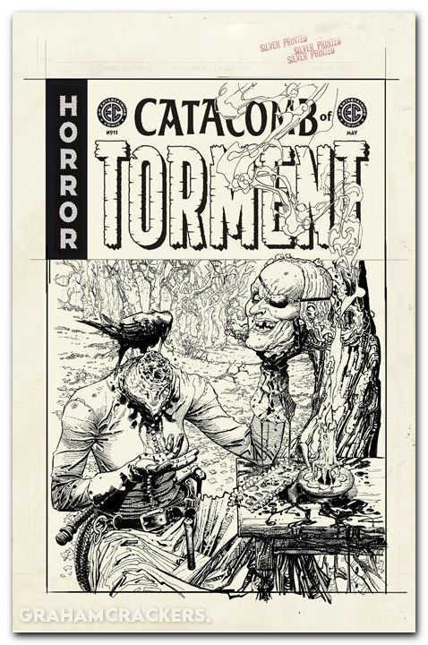 EC Catacomb Of Torment #11 (2025) cover d weaver b&w artist edition variant
