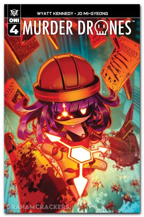 Murder Drones #4 (2026) cover a