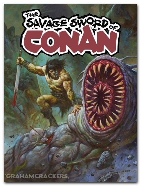 Savage Sword Of Conan #14 (2024) cover c horley foil variant