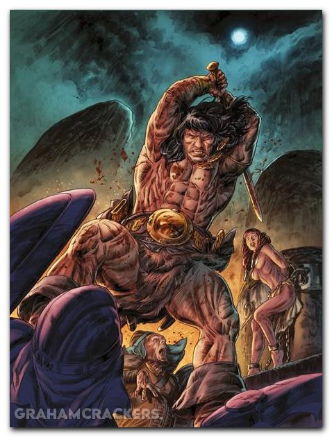 Savage Sword Of Conan #14 (2024) cover d braithwaite virgin variant