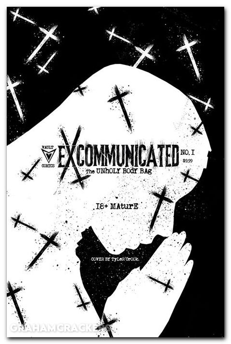 Excommunicated #1 (2026) cover g crook extreme unholy black bag variant