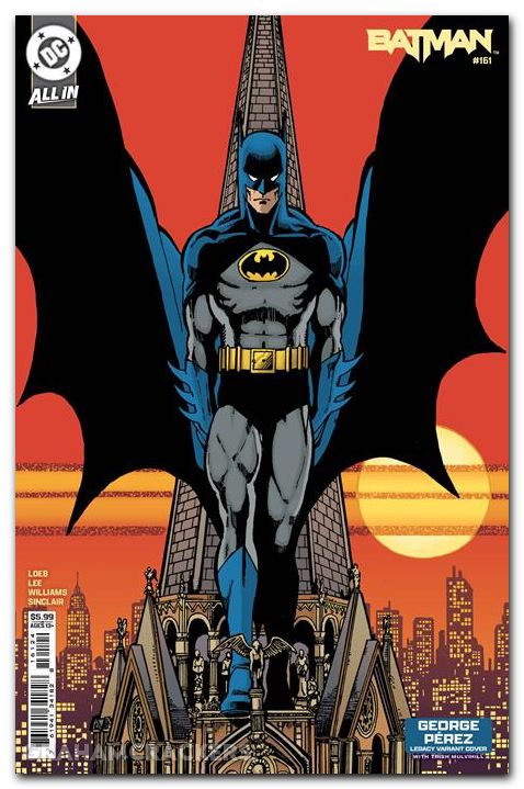 Batman #161 (2016) cover e perez legacy variant