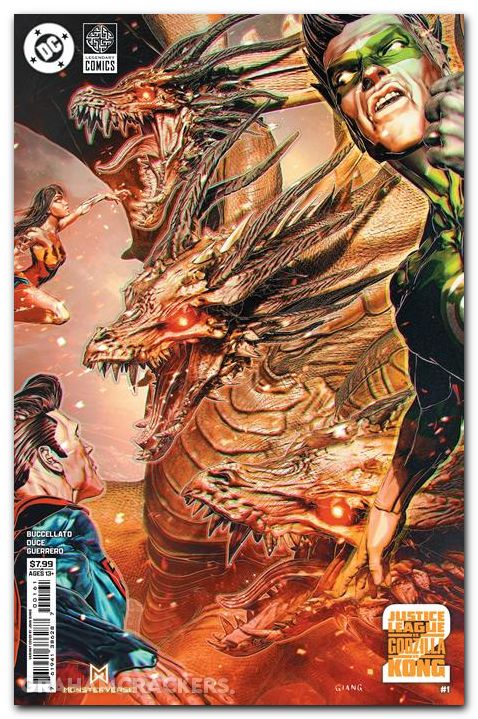 Justice League Vs Godzilla Vs Kong 2 #1 (2025) cover e giang foil variant