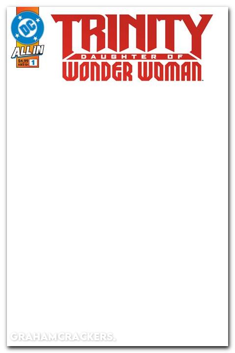 Trinity Daughter Of Wonder Woman #1 (2025) cover f blank variant