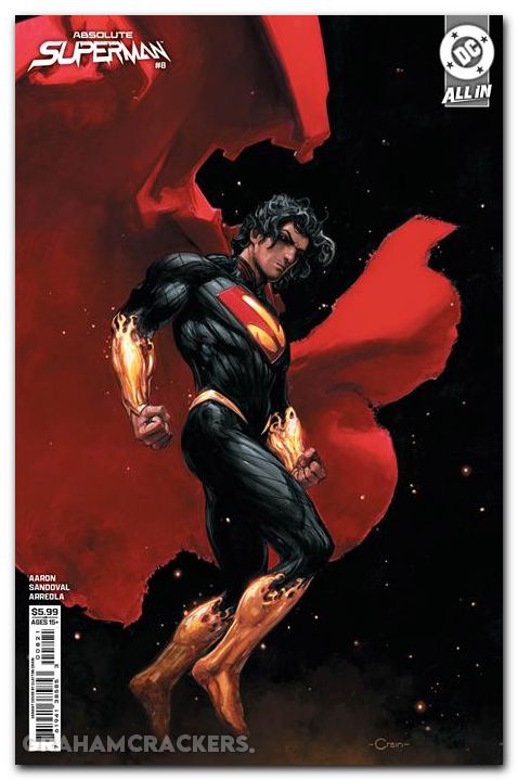 Absolute Superman #8 (2024) cover b crain variant