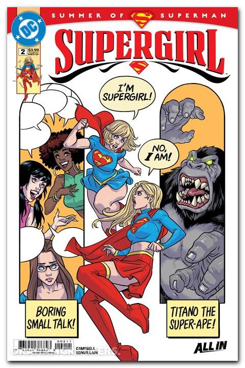 Supergirl #2 (2025) cover a