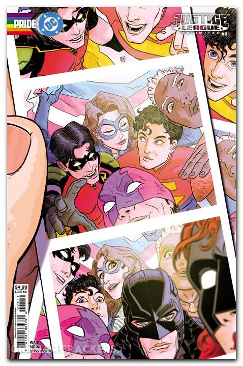 Justice League Unlimited #8 (2024) cover e sherman dc pride variant