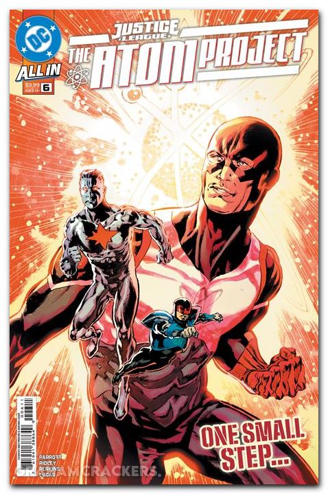 Justice League The Atom Project #6 (2025) cover a